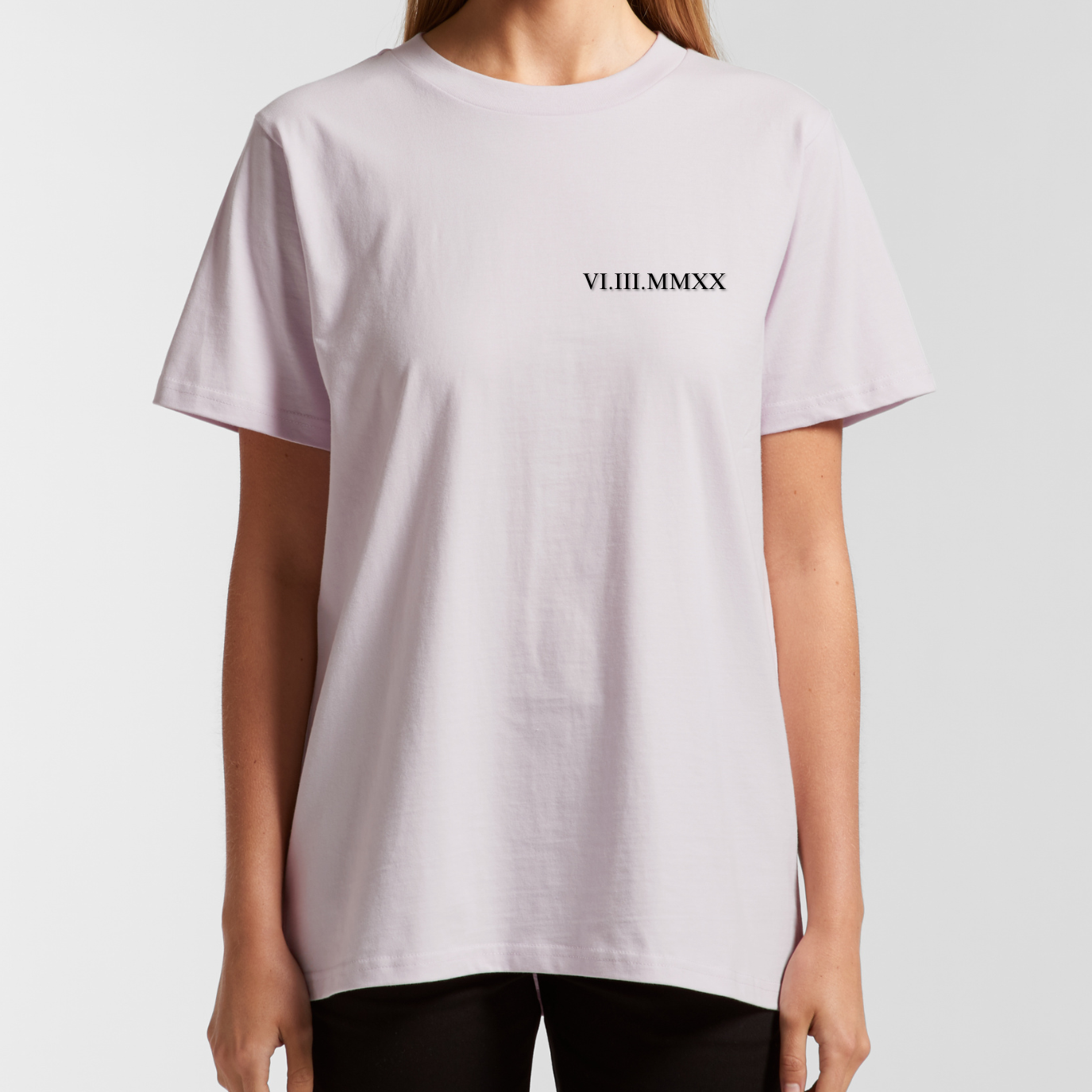 Roman Numeral Classic Tee - Womens