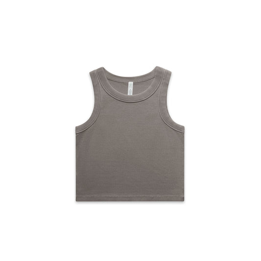 Lineart Ribbed Crop Tank - Womens
