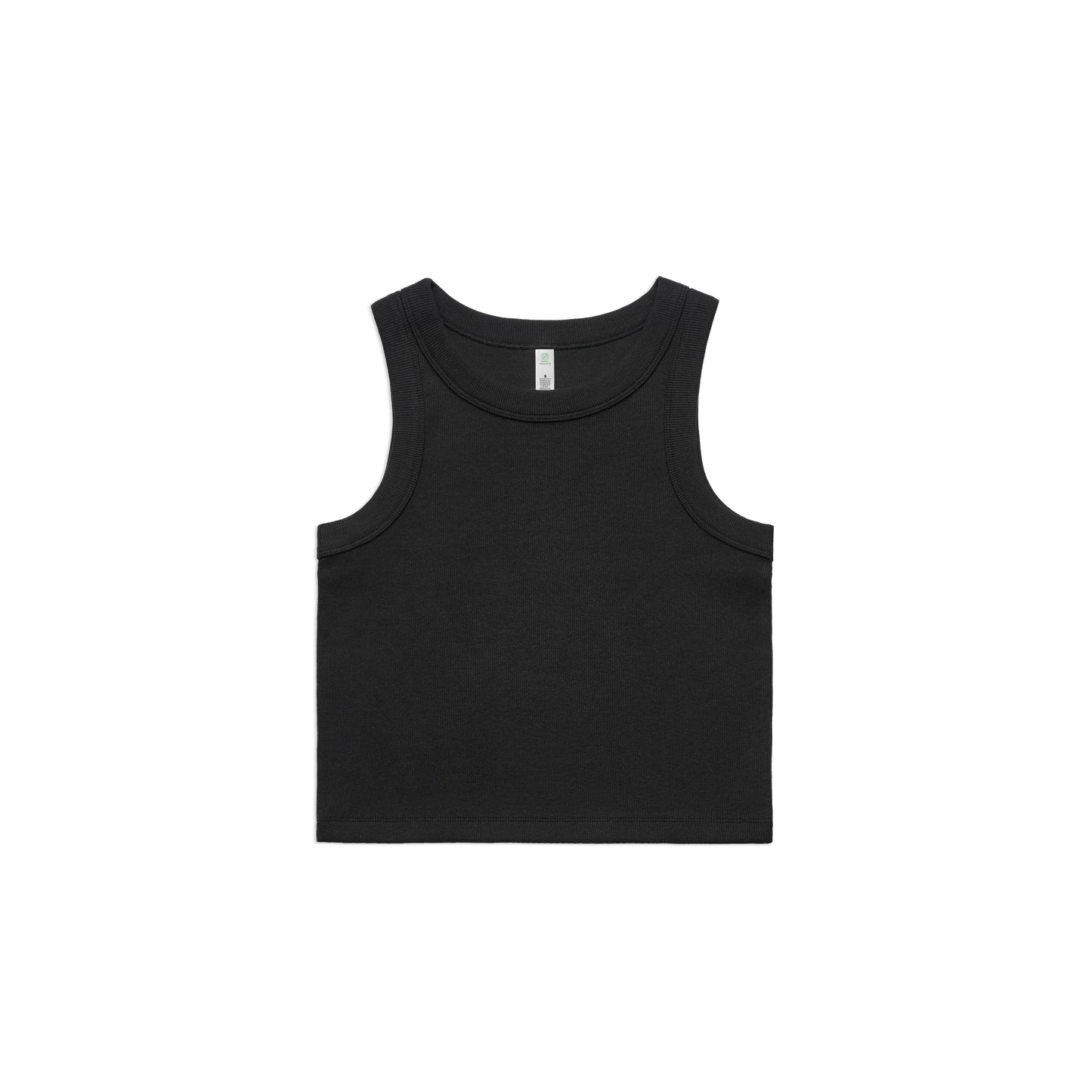 Lineart Ribbed Crop Tank - Womens