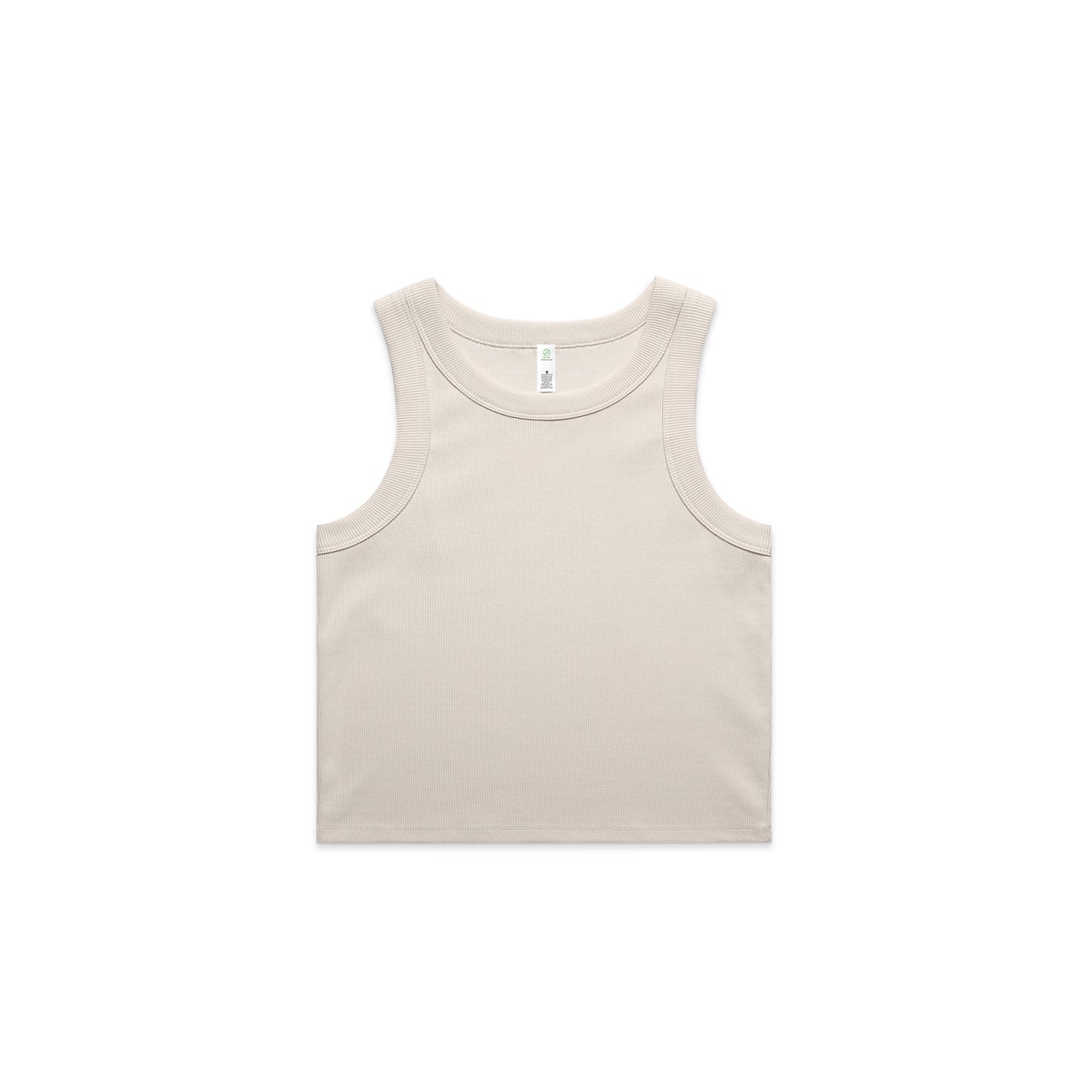 Lineart Ribbed Crop Tank - Womens