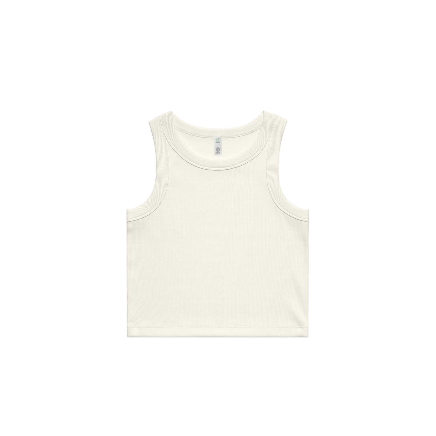 Lineart Ribbed Crop Tank - Womens