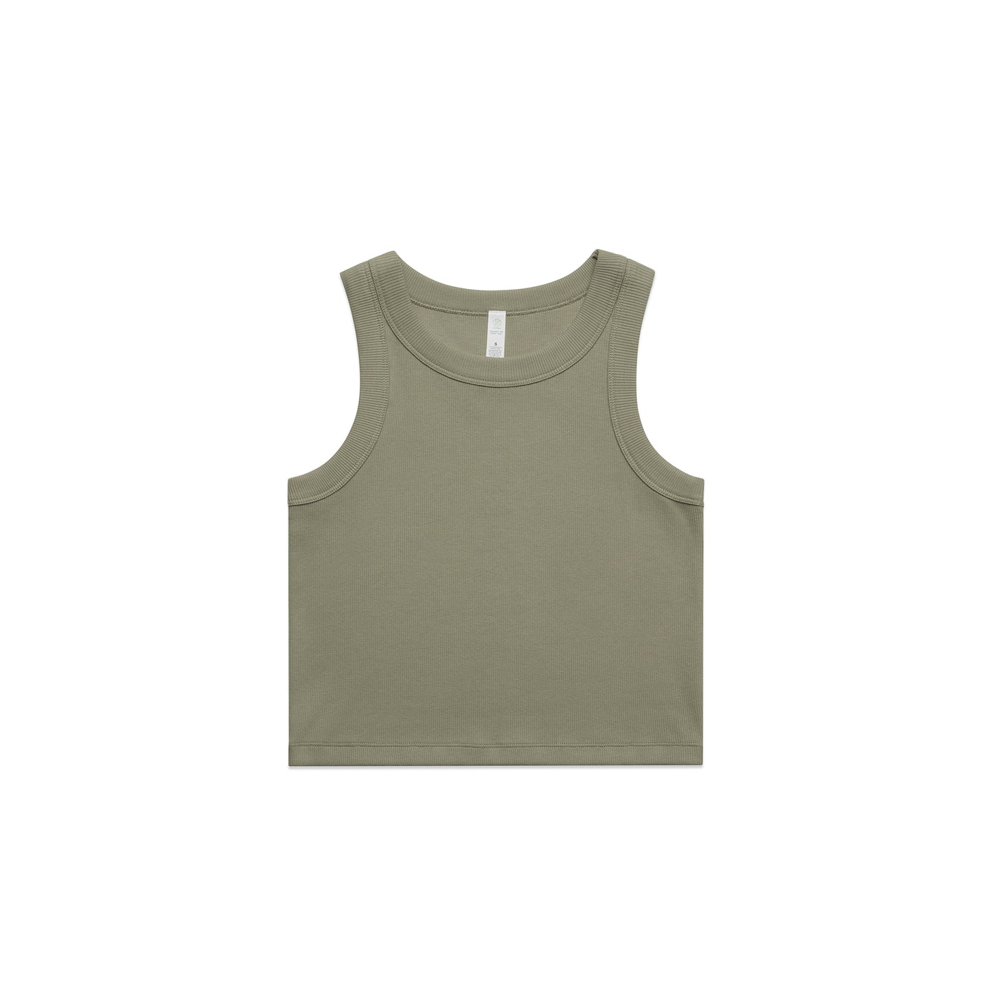Lineart Ribbed Crop Tank - Womens