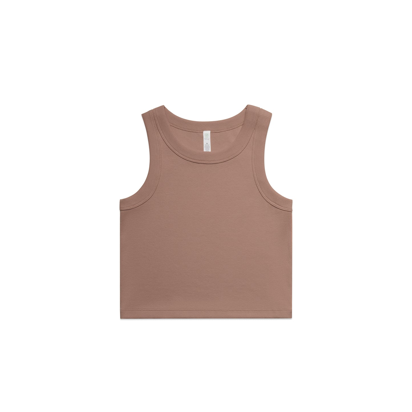 Lineart Ribbed Crop Tank - Womens