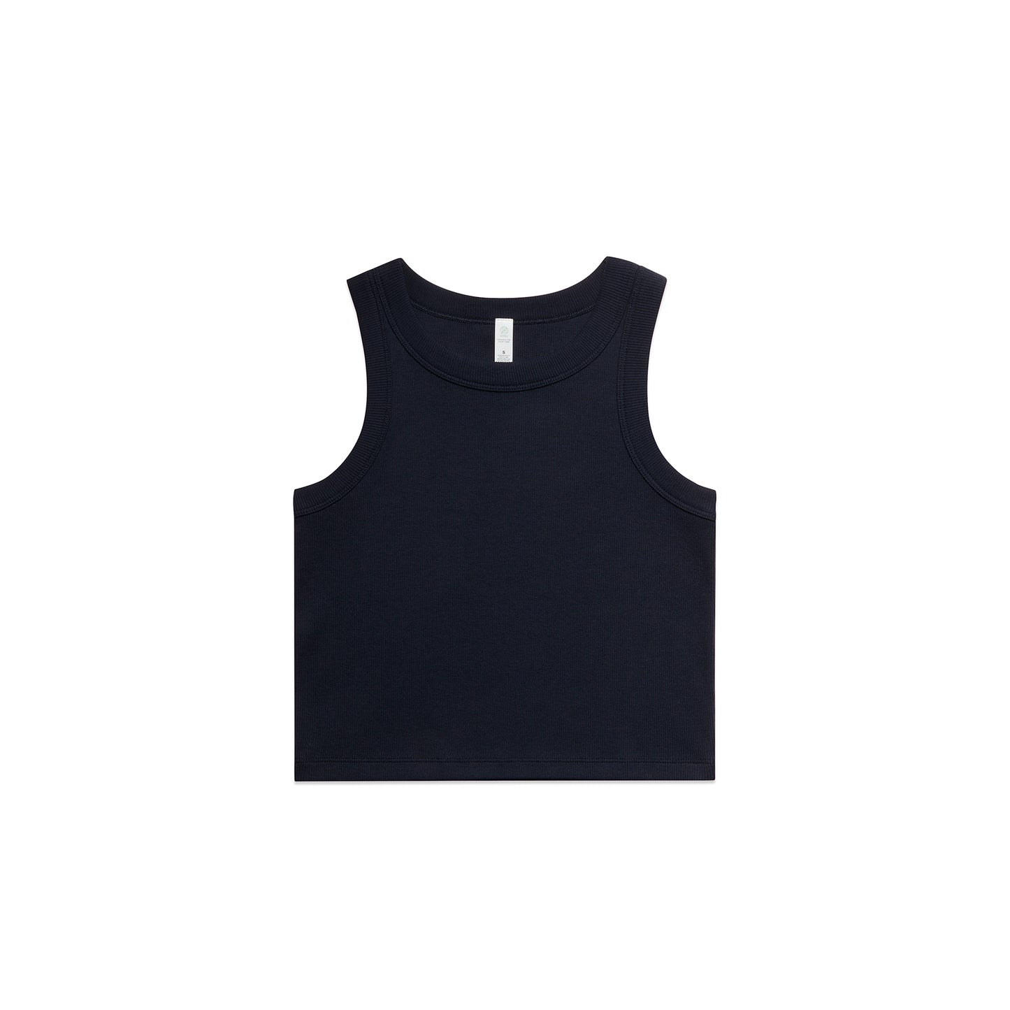 Lineart Ribbed Crop Tank - Womens