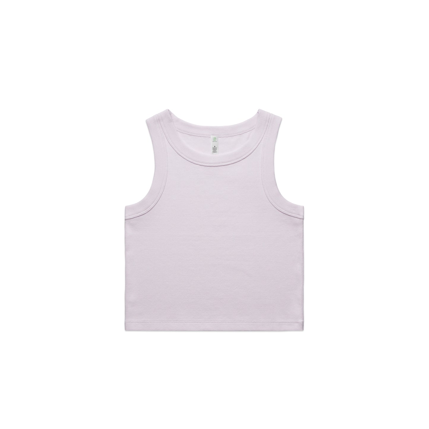 Lineart Ribbed Crop Tank - Womens