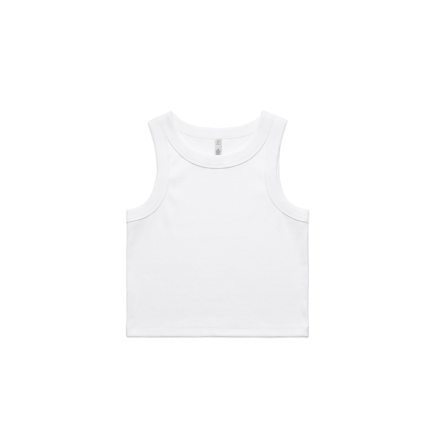 Lineart Ribbed Crop Tank - Womens