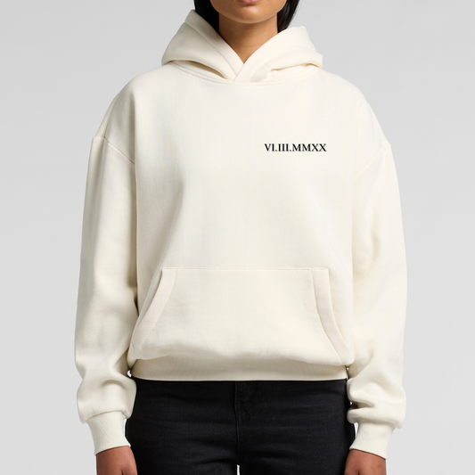 Roman Numeral Relax Hood - Womens