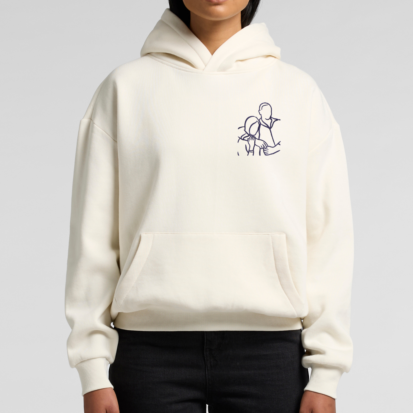 Lineart Box Hood - Womens