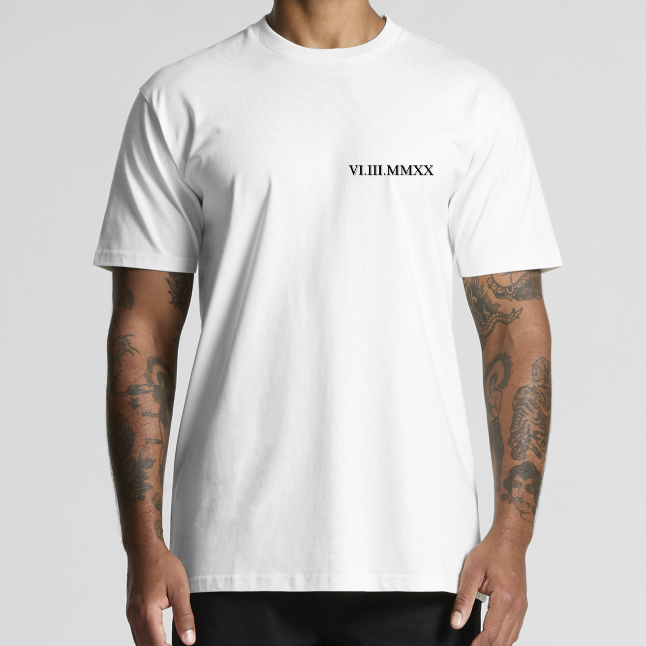 Roman Numeral Classic Tee - Mens