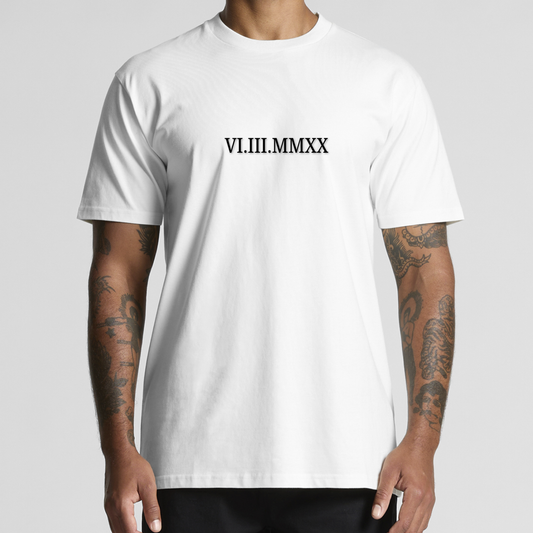 Roman Numeral Classic Tee - Mens